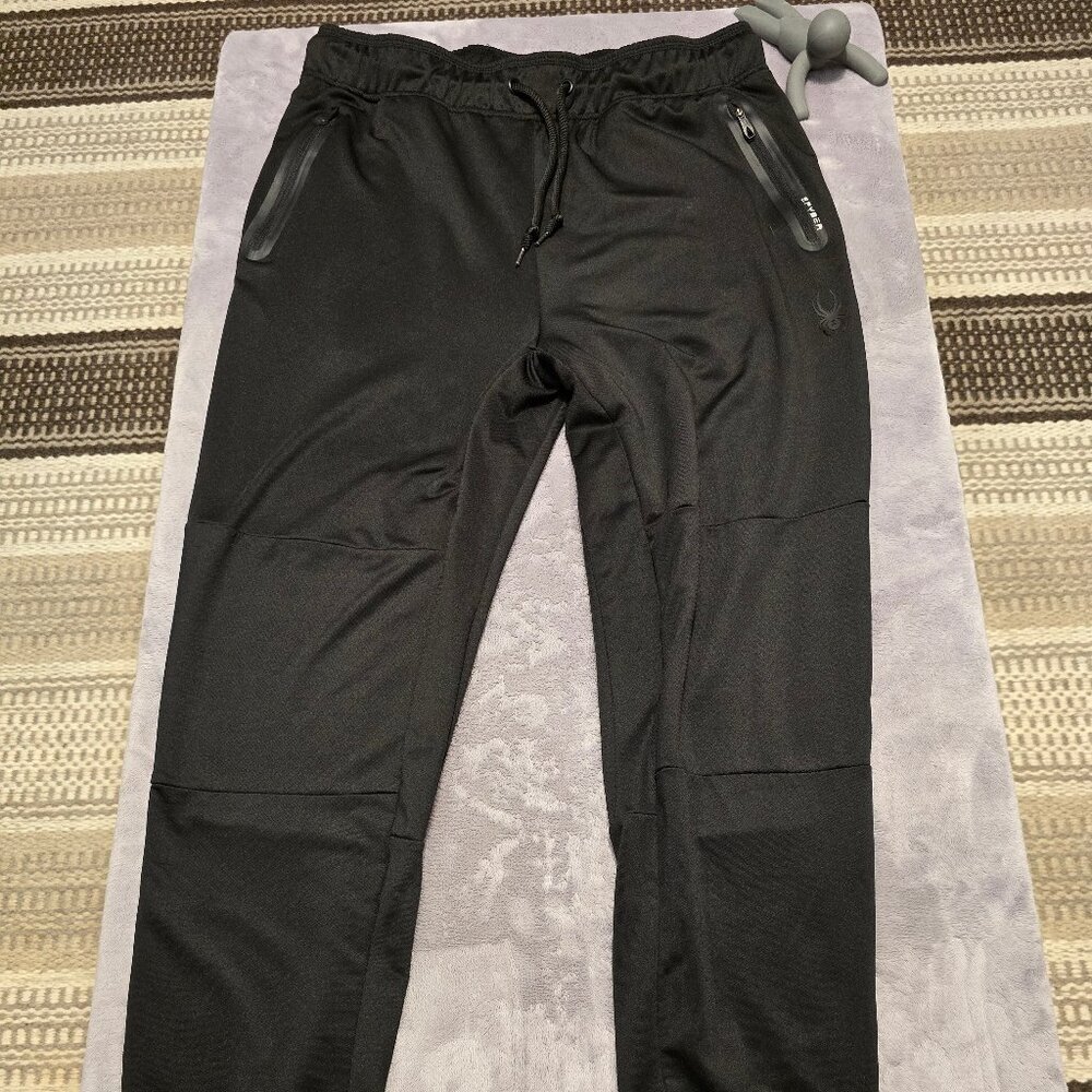 Spyder Track pants medium black